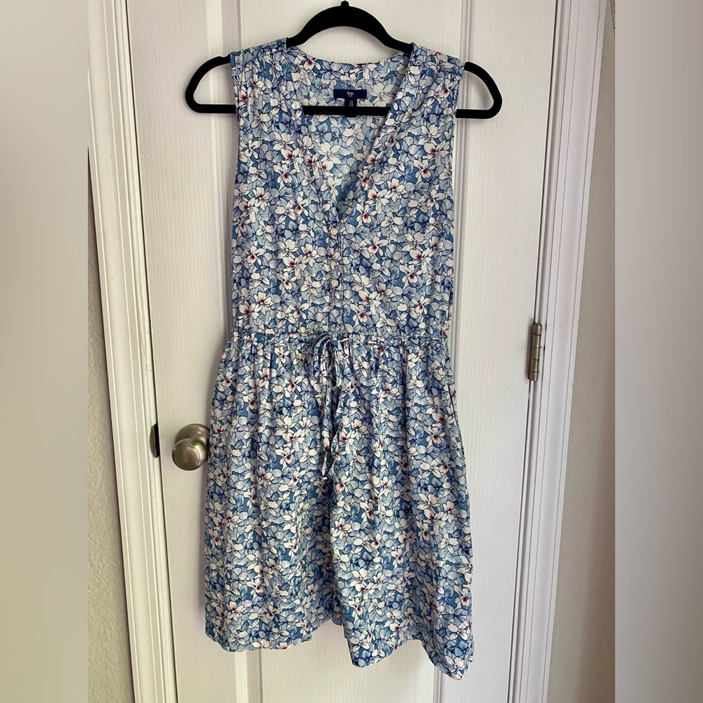 Gap Fit n Flare Floral Dress
